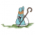 C1: Grass---Kiwi(Isacord 40 #1104)&#13;&#10;C2: Grass---Lima Bean(Isacord 40 #1177)&#13;&#10;C3: Skin---Twine(Isacord 40 #1017)&#13;&#10;C4: Hair---Toffee(Isacord 40 #1126)&#13;&#10;C5: Bonnet & Dress---Island Waters(Isacord 40 #1045)&#13;&#10;C6: Apron &