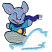 C1: Snow---White(Isacord 40 #1002)&#13;&#10;C2: Scarf---Venetian Blue(Isacord 40 #1112)&#13;&#10;C3: Bunny---Cadet Blue(Isacord 40 #1226)&#13;&#10;C4: Pants---Lemon(Isacord 40 #1167)&#13;&#10;C5: Shirt---Alexis Blue(Isacord 40 #1252)&#13;&#10;C6: Snowboar