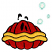 C1: Bubbles---Pearl / Iridescent(Yenmet/ Isamet #7021)&#13;&#10;C2: Outlines---Silver Sage(Isacord 40 #1045)&#13;&#10;C3: Shell---Poinsettia(Isacord 40 #1147)&#13;&#10;C4: Lips---Canary(Isacord 40 #1124)&#13;&#10;C5: Outlines---Black(Isacord 40 #1234)