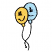 C1: Balloon---Citrus(Isacord 40 #1187)&#13;&#10;C2: Balloon---River Mist(Isacord 40 #1248)&#13;&#10;C3: Outline---Black(Isacord 40 #1234)