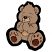 C1: Nose, Tummy, & Ears---Old Gold(Isacord 40 #1055)&#13;&#10;C2: Shading on Tummy---Pecan(Isacord 40 #1128)&#13;&#10;C3: Body---Fawn(Isacord 40 #1128)&#13;&#10;C4: Paw Pads & Shading on Body---Redwood(Isacord 40 #1057)&#13;&#10;C5: Nose Highlight---White