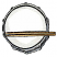 C1: Drum Head---White(Isacord 40 #1002)&#13;&#10;C2: Shading & Rim---Fieldstone(Isacord 40 #1236)&#13;&#10;C3: Highlights---Oxford(Isacord 40 #1222)&#13;&#10;C4: Sticks---Old Gold(Isacord 40 #1055)&#13;&#10;C5: Shadow---Golden Grain(Isacord 40 #1126)&#13;