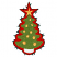 C1: Background---Poinsettia(Isacord 40 #1147)&#13;&#10;C2: Base---White(Isacord 40 #1002)&#13;&#10;C3: Tree---Lima Bean(Isacord 40 #1177)&#13;&#10;C4: Star & Balls---Candlelight(Isacord 40 #1137)&#13;&#10;C5: Outlines---Evergreen(Isacord 40 #1208)