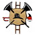 C1: Axe Head & Bar---Poinsettia(Isacord 40 #1147)&#13;&#10;C2: Ladder---Pine Bark(Isacord 40 #1170)&#13;&#10;C3: Badge---Flax(Isacord 40 #1055)&#13;&#10;C4: Shadows & Details---Black(Isacord 40 #1234)&#13;&#10;C5: Highlights---White(Isacord 40 #1002)