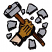 C1: Arm---Twine(Isacord 40 #1017)&#13;&#10;C2: Glove---Golden Grain(Isacord 40 #1126)&#13;&#10;C3: Handle---Redwood(Isacord 40 #1057)&#13;&#10;C4: Rocks---Smoke(Isacord 40 #1219)&#13;&#10;C5: Outline---Black(Isacord 40 #1234)