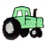 C1: Hubs---Fieldstone(Isacord 40 #1236)&#13;&#10;C2: Tractor---Limedrop - neon(Isacord 40 #1510)&#13;&#10;C3: Outlines---Black(Isacord 40 #1234)