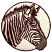 C1: Bkgrd & Stripes---White(Isacord 40 #1002)&#13;&#10;C2: Nose & Ear Accents---Whale(Isacord 40 #1041)&#13;&#10;C3: Stripes & Border---Black(Isacord 40 #1234)