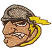 C1: Teeth & Eyes---White(Isacord 40 #1002)&#13;&#10;C2: Skin---Twine(Isacord 40 #1017)&#13;&#10;C3: Helmet---Silver Metallic(Yenmet/ Isamet #7009)&#13;&#10;C4: Lightning---Citrus(Isacord 40 #1187)&#13;&#10;C5: Outline & Detail---Black(Isacord 40 #1234)
