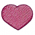 C1: Fill---Cerise(Isacord 40 #1192)&#13;&#10;C2: Blend---Soft Pink(Isacord 40 #1224)&#13;&#10;C3: Outline---Black(Isacord 40 #1234)