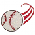 C1: Ball---White(Isacord 40 #1002)&#13;&#10;C2: Stitches---Poinsettia(Isacord 40 #1147)&#13;&#10;C3: Swoosh---Black(Isacord 40 #1234)
