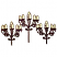 C1: Flames---Canary(Isacord 40 #1124)&#13;&#10;C2: Candles---Muslin(Isacord 40 #1082)&#13;&#10;C3: Outlines & Frames---Black(Isacord 40 #1234)