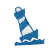 C1: Buoy---White(Isacord 40 #1002)&#13;&#10;C2: Buoy & Outline---Tropical Blue(Isacord 40 #1534)