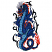 C1: Crest & Mouth---Red Pepper(Isacord 40 #1078)&#13;&#10;C2: Shading---Lemon(Isacord 40 #1167)&#13;&#10;C3: Dragon---Royal Blue(Isacord 40 #1535)&#13;&#10;C4: Shading---Crystal Blue(Isacord 40 #1249)&#13;&#10;C5: Dark Shading---Pansy(Isacord 40 #1255)&#1