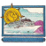 C1: Compass---Canary(Isacord 40 #1124)&#13;&#10;C2: Compass Shade---Palomino(Isacord 40 #1070)&#13;&#10;C3: Clouds, Ship & Water---White(Isacord 40 #1002)&#13;&#10;C4: Sky---Turquoise(Isacord 40 #1095)&#13;&#10;C5: Background---Wild Iris(Isacord 40 #1032)