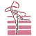 C1: Figure---Cerise(Isacord 40 #1192)&#13;&#10;C2: Ribbon---Fuchsia(Isacord 40 #1533)&#13;&#10;C3: Background---Soft Pink(Isacord 40 #1224)
