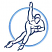 C1: Figure---Provence(Isacord 40 #1197)&#13;&#10;C2: Circle---Celestial(Isacord 40 #1028)