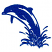 C1: Dolphin & Water---Nordic Blue(Isacord 40 #1076)