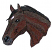 C1: Head Marking---White(Isacord 40 #1002)&#13;&#10;C2: Horse---Espresso(Isacord 40 #1214)&#13;&#10;C3: Horse Highlights---Rust(Isacord 40 #1058)&#13;&#10;C4: Muzzle---Copenhagen(Isacord 40 #1172)&#13;&#10;C5: Horse Shading & Mane---Sage(Isacord 40 #1180)