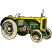 C1: Hood---Citrus(Isacord 40 #1187)&#13;&#10;C2: Tires---Fieldstone(Isacord 40 #1236)&#13;&#10;C3: Engine---Silver Metallic(Yenmet/ Isamet #7009)&#13;&#10;C4: Tractor---Swiss Ivy(Isacord 40 #1079)&#13;&#10;C5: Outline---Black(Isacord 40 #1234)&#13;&#10;C6
