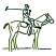 C1: Horse---Lima Bean(Isacord 40 #1177)&#13;&#10;C2: Rider---Lime(Isacord 40 #1176)