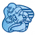 C1: Background---White(Isacord 40 #1002)&#13;&#10;C2: Background---Crystal Blue(Isacord 40 #1249)&#13;&#10;C3: Outlines---Colonial Blue(Isacord 40 #1253)