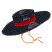 C1: Hat---Charcoal(Isacord 40 #1234)&#13;&#10;C2: Hat Highlights---Cobblestone(Isacord 40 #1219)&#13;&#10;C3: Hat Band---Poppy(Isacord 40 #1037)&#13;&#10;C4: Tie---Goldenrod(Isacord 40 #1137)&#13;&#10;C5: Hat Outlines---Whale(Isacord 40 #1041)