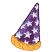 C1: Hat---Grape(Isacord 40 #1032)&#13;&#10;C2: Hat Shading---Pansy(Isacord 40 #1255)&#13;&#10;C3: Stars---White(Isacord 40 #1002)&#13;&#10;C4: Trim---Canary(Isacord 40 #1124)&#13;&#10;C5: Trim Outlines---Goldenrod(Isacord 40 #1137)&#13;&#10;C6: Hat Outlin