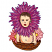C1: Basket---Light Cocoa(Isacord 40 #1158)&#13;&#10;C2: Basket Shading---Pine Bark(Isacord 40 #1170)&#13;&#10;C3: Basket Outlines---Chocolate(Isacord 40 #1059)&#13;&#10;C4: Right Flower---Pink Tulip(Isacord 40 #1115)&#13;&#10;C5: Right Flower Shading & Le