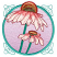 C1: Background---Cachet(Isacord 40 #1080)&#13;&#10;C2: Stems---Kelly(Isacord 40 #1101)&#13;&#10;C3: Frame & Corner Designs---Trellis Green(Isacord 40 #1503)&#13;&#10;C4: Petals ---Blush(Isacord 40 #1113)&#13;&#10;C5: Petals Shading---Tropicana(Isacord 40