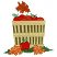 C1: Bushel Basket---Ivory(Isacord 40 #1149)&#13;&#10;C2: Basket Ribs---Moss(Isacord 40 #1156)&#13;&#10;C3: Bands around Basket---Champagne(Isacord 40 #1070)&#13;&#10;C4: Grass---Lime(Isacord 40 #1176)&#13;&#10;C5: Grass Shading---Lima Bean(Isacord 40 #117