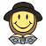 C1: Pages ---Vanilla(Isacord 40 #1022)&#13;&#10;C2: Face ---Buttercup(Isacord 40 #1135)&#13;&#10;C3: Hat---Dark Charcoal(Isacord 40 #1131)&#13;&#10;C4: Beard---Pecan(Isacord 40 #1128)&#13;&#10;C5: Book Cover---Sterling(Isacord 40 #1011)&#13;&#10;C6: Outli