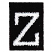 C1: Block---Black(Isacord 40 #1234)&#13;&#10;C2: Z---White(Isacord 40 #1002)