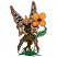 C1: Wings---Oat(Isacord 40 #1127)&#13;&#10;C2: Wings Shading---Tangerine(Isacord 40 #1078)&#13;&#10;C3: Bands on Wings & Outlines---Charcoal(Isacord 40 #1234)&#13;&#10;C4: Wing Edges---Spice(Isacord 40 #1181)&#13;&#10;C5: Leaf & Stem---Pear(Isacord 40 #10