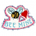 C1: Background---Eggshell(Isacord 40 #1071)&#13;&#10;C2: Heart---Wildfire(Isacord 40 #1147)&#13;&#10;C3: Heart Outlines---Foliage Rose(Isacord 40 #1169)&#13;&#10;C4: Wings---Spearmint(Isacord 40 #1204)&#13;&#10;C5: Stripes & Head---Canary(Isacord 40 #1124