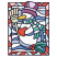 C1: Snowman, Scarf & Background---White(Isacord 40 #1002)&#13;&#10;C2: Background & Snow Shading---Winter Sky(Isacord 40 #1165)&#13;&#10;C3: Background & Snow Shading---Laguna(Isacord 40 #1143)&#13;&#10;C4: Hat---Orchid(Isacord 40 #1255)&#13;&#10;C5: Hat