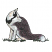 C1: White Fur---White(Isacord 40 #1002)&#13;&#10;C2: Cream Fur---Shrimp Pink(Isacord 40 #1017)&#13;&#10;C3: White Fur Shading ---Glacier Green(Isacord 40 #1223)&#13;&#10;C4: Pale Grey Fur---Fieldstone(Isacord 40 #1236)&#13;&#10;C5: Dark Grey Fur---Leadvil