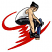 C1: Swoosh---Poinsettia(Isacord 40 #1147)&#13;&#10;C2: Hair---Pecan(Isacord 40 #1128)&#13;&#10;C3: Shirt---White(Isacord 40 #1002)&#13;&#10;C4: Shirt Shading & Wheels---Sterling(Isacord 40 #1011)&#13;&#10;C5: Skateboard---Harbor(Isacord 40 #1171)&#13;&#10