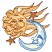 C1: Sun---Parchment(Isacord 40 #1066)&#13;&#10;C2: Sun Shading---Goldenrod(Isacord 40 #1137)&#13;&#10;C3: Stars---Honey Gold(Isacord 40 #1025)&#13;&#10;C4: Sun & Stars Outlines---Golden Grain(Isacord 40 #1126)&#13;&#10;C5: Moon---Buttercream(Isacord 40 #1