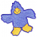 C1: Nose & Feet---Buttercup(Isacord 40 #1135)&#13;&#10;C2: Bird---Winter Sky(Isacord 40 #1165)&#13;&#10;C3: Stitches & Outlines---Cadet Blue(Isacord 40 #1226)
