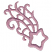 C1: Single Color Design---Violet(Isacord 40 #1031)