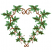 C1: Vines---Penny(Isacord 40 #1057)&#13;&#10;C2: Leaves---Pear(Isacord 40 #1049)&#13;&#10;C3: Leaf Shading---Grasshopper(Isacord 40 #1176)&#13;&#10;C4: Leaf Veining---Golden Brown(Isacord 40 #1173)