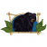 C1: Background---Amazon(Isacord 40 #1206)&#13;&#10;C2: Background---Tropical Blue(Isacord 40 #1534)&#13;&#10;C3: Leaves---Lima Bean(Isacord 40 #1177)&#13;&#10;C4: Leaf Shading---Grasshopper(Isacord 40 #1176)&#13;&#10;C5: Leaf Veins & Outlines---Backyard G