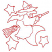 C1: Single Color Design---Poinsettia(Isacord 40 #1147)