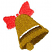 C1: Ribbon---Persimmon(Isacord 40 #1188)&#13;&#10;C2: Bell Shading---Moss(Isacord 40 #1156)&#13;&#10;C3: Bell---Ginger(Isacord 40 #1159)