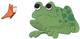 Frog & Butterfly