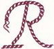"R" Rope Alphabet 2.5"