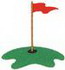 Golf Cup W/flag