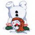 Snowman Doing Cartwheels