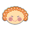 DOLL FACE APPLIQUE