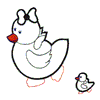DUCK FAMILY APPLIQUE